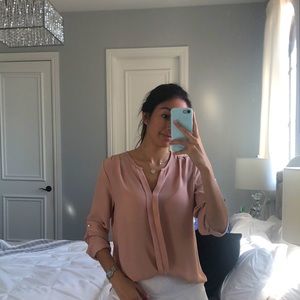 Light Pink Dress Shirt Blouse